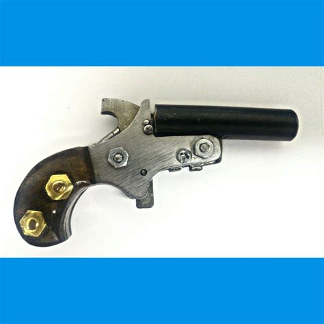 sheet metal derringer model 2|handmade weapons from scrap metal.